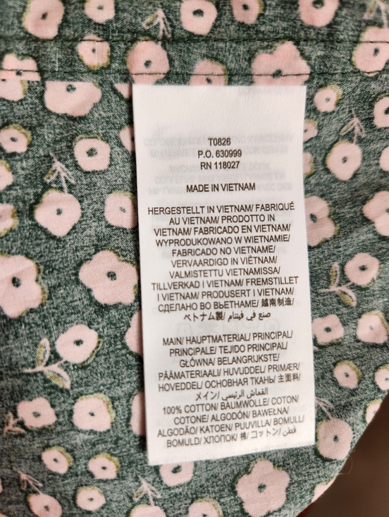 Boden Statement Peter Pan Collar Floral Button Down Shirt - Picture 11 of 13